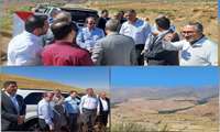 بازدید معاون وزیر صمت و مدیرعامل ایزیپو از منطقه شهرک و خسبان شهرستان طالقان در راستای بررسی موقعیت ایجاد شهرک صنعتی