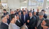 بازدید استاندار اردبیل و نماینده مردم شهرستان‌های گرمی و انگوت از شهرک صنعتی گرمی