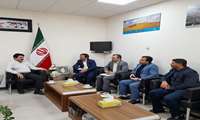 دیدار مدیرعامل شرکت شهرک های صنعتی خراسان شمالی با فرماندار شهرستان اسفراین