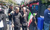 دومین روز خدمت‌رسانی موکب مشترک سازمان صنایع کوچک و شهرک‌های صنعتی ایران و شرکت شهرک‌های صنعتی تهران به شرکت کنندگان مراسم وداع با رهبر شهید