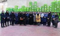 بازدید و آشنایی بانـوان شـاغل از روند فعـالیت واحـدهای صنعتـی در یـــزد