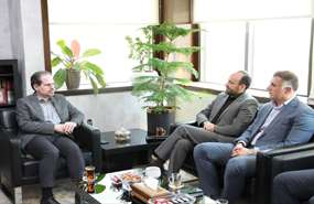 پیگیری مسائل و مشکلات مرتبط با فعالان اقتصادی و تولیدکنندگان در دیدار رئیس مجمع نمایندگان استان البرز در مجلس با سرپرست ایزیپو